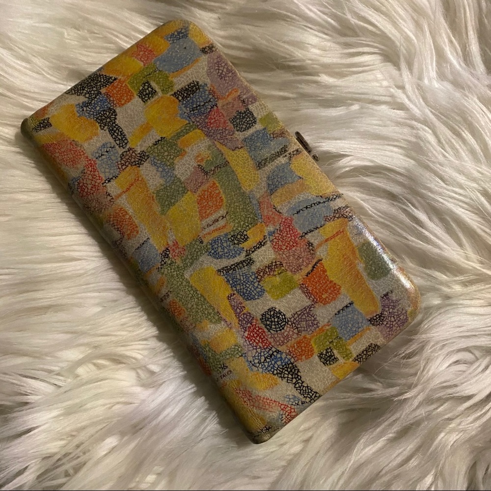 LODIS wallet multicolored pattern